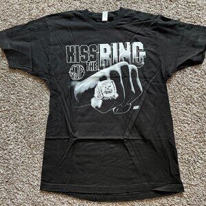 Men's AEW PWT All Elite Crate Exclusive MJF "Kiss the Ring" T-Shirt - L